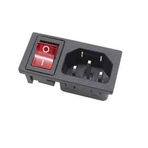 satkit satkit AC03A barošanas ligzda ar šūpojošo slēdzi