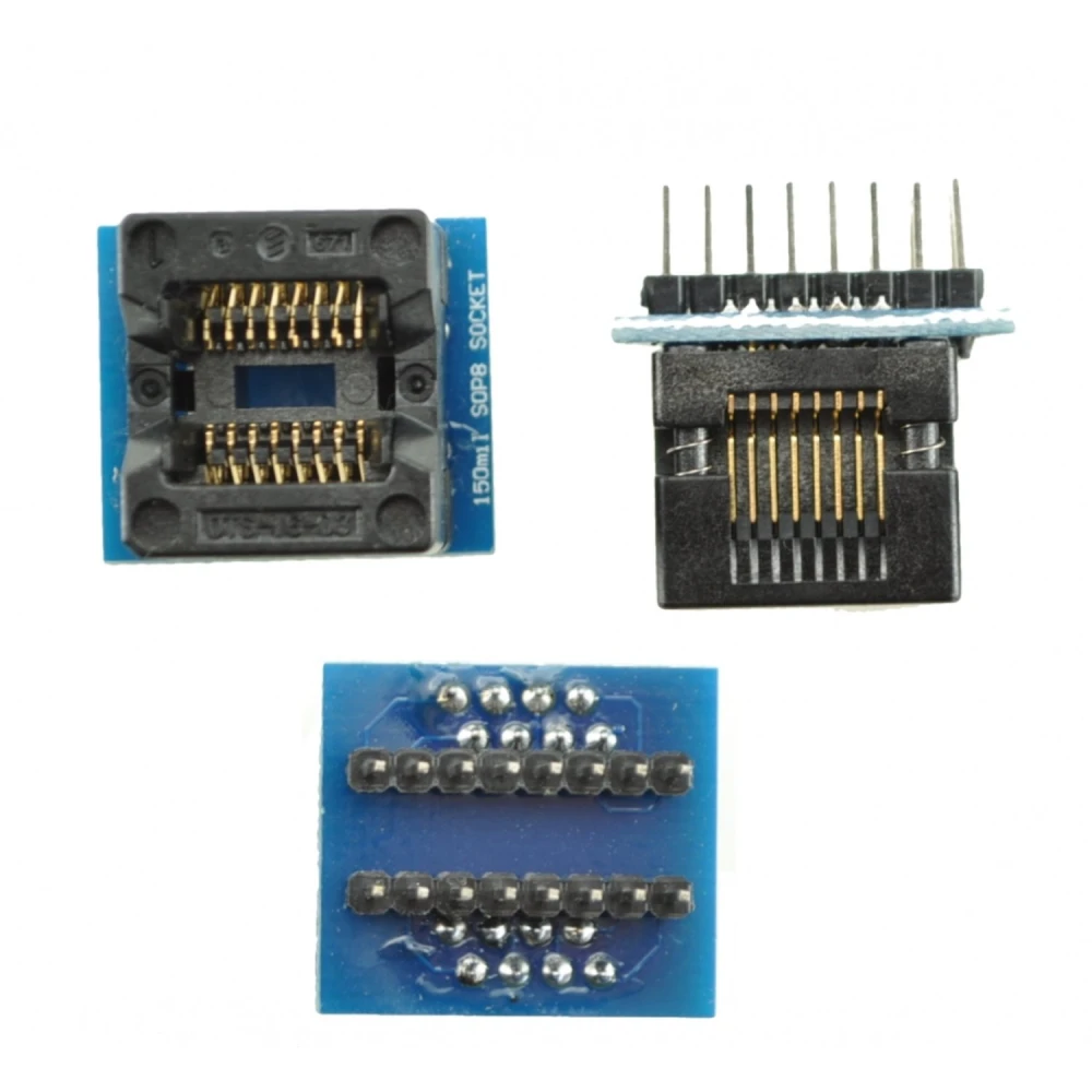 SOP16 uz DIP16 programmēšanas ligzda MOD-150MIL Satkit