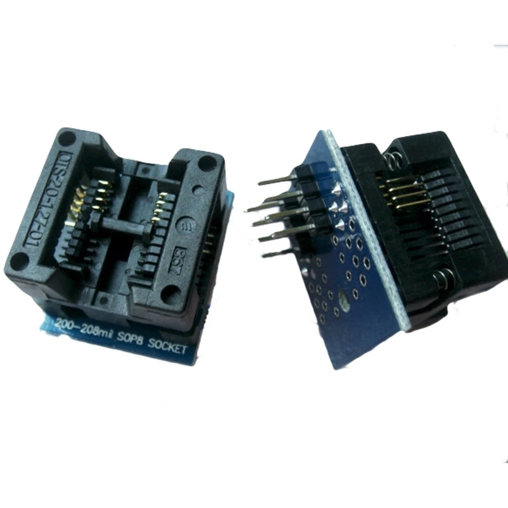 SOP8 uz DIP8 programmēšanas ligzda - Mod 200mil satkit
